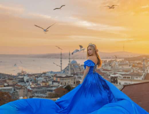 Feel Beautiful in a Free Rooftop Dress Shoot